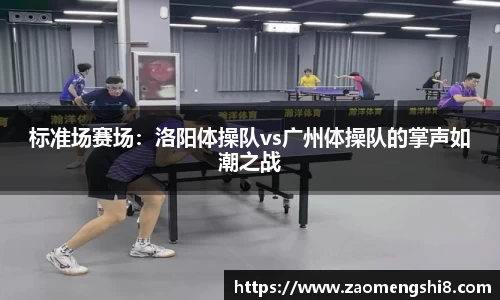 标准场赛场：洛阳体操队vs广州体操队的掌声如潮之战